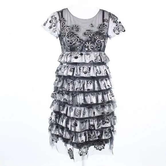 marc jacobs silver dress Marc Jacobs silver black dress 2